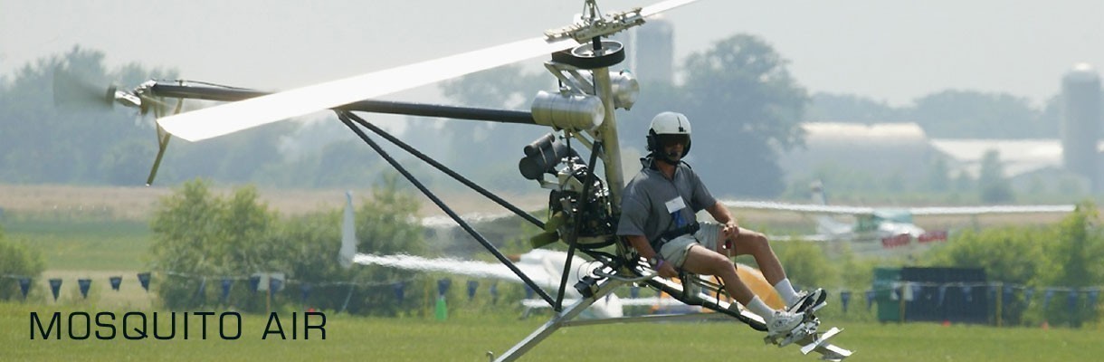 加拿大蚊子直升机私人飞机蚊子裸机 AIR单座载人蚊子直升机套材
